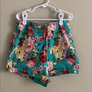 Floral Print Shorts